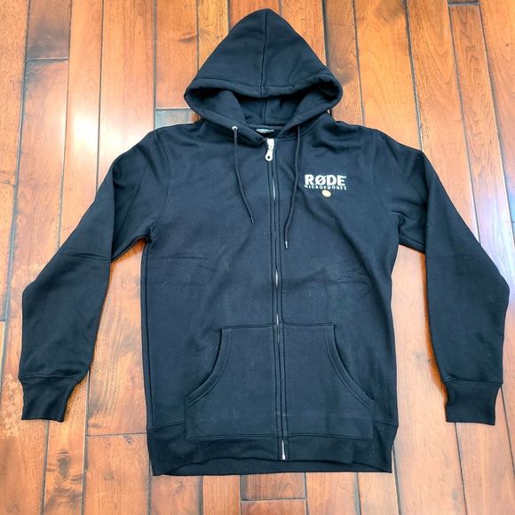 Rode Other - RODE Microphones Hoodie Men's XL Black Hooded Sweatshirt Full-Zip